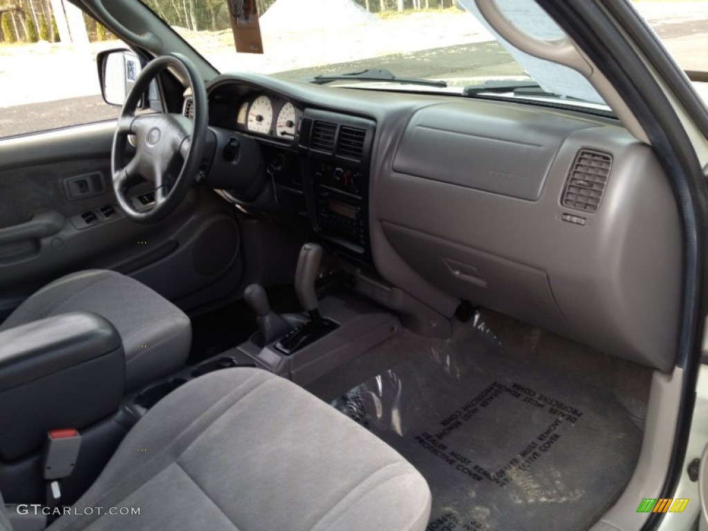 2004 Tacoma V6 TRD Double Cab 4x4 - Lunar Mist Metallic / Charcoal photo #13