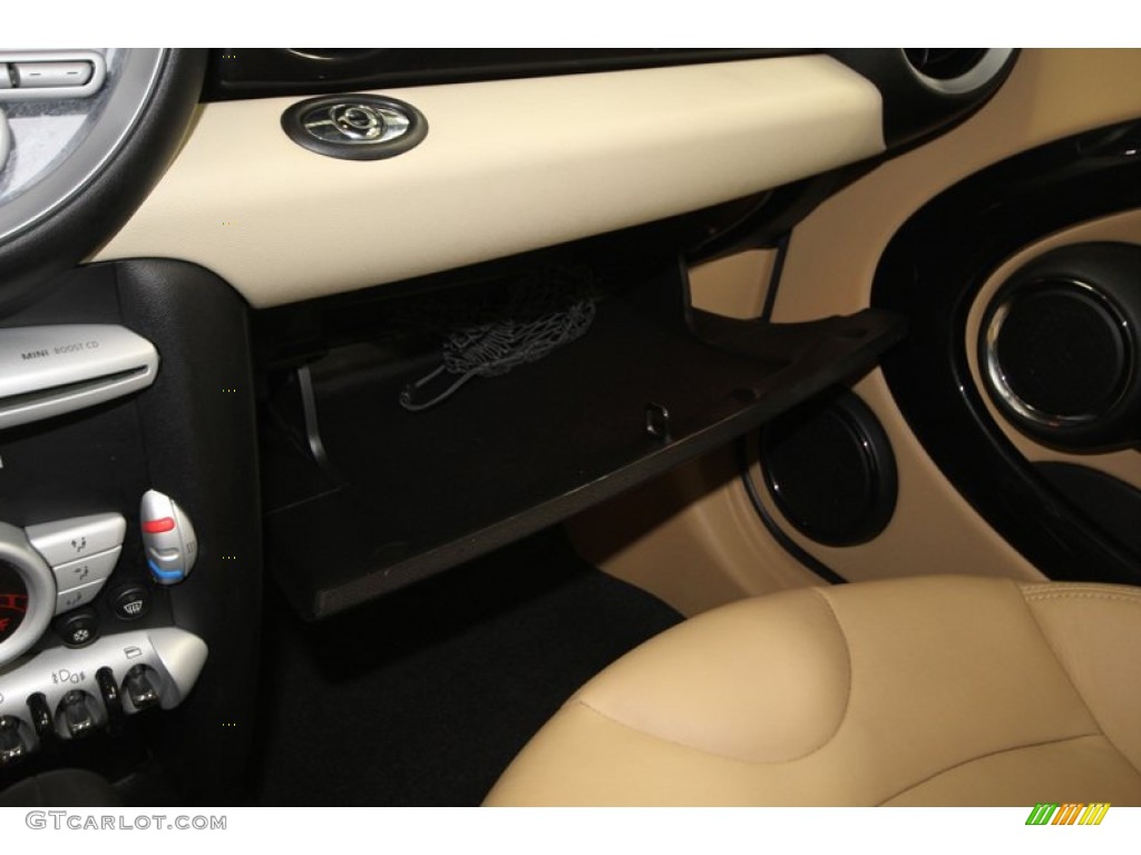 2009 Cooper S Convertible - Sparkling Silver Metallic / Gravity Tuscan Beige Leather photo #17