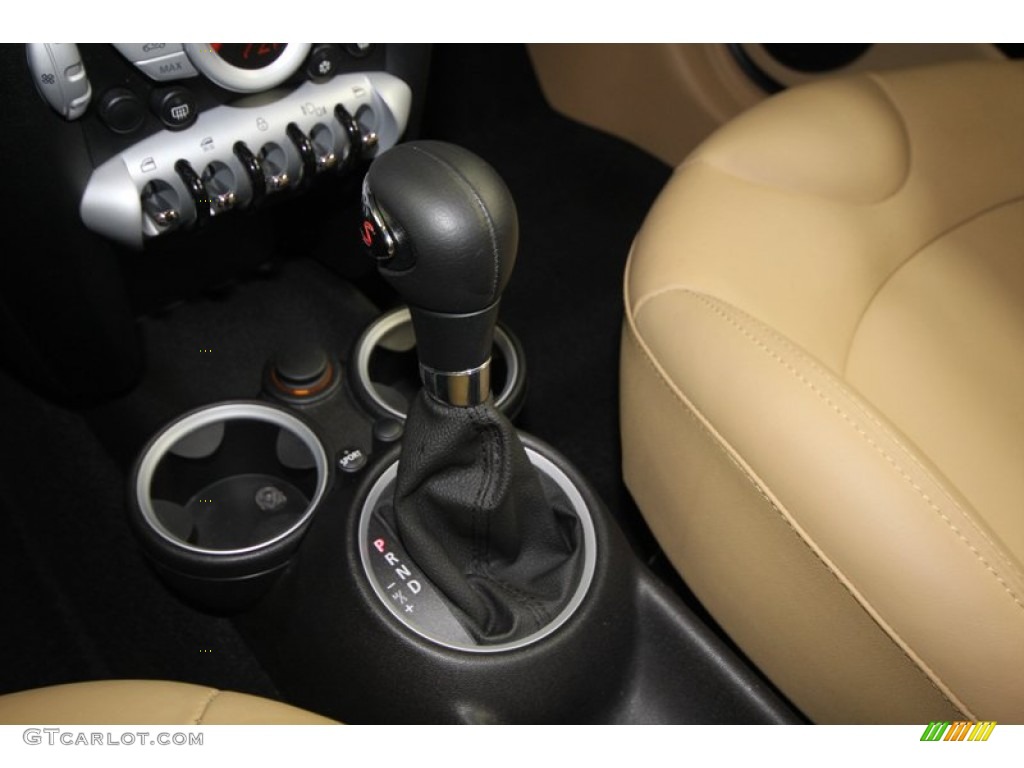 2009 Cooper S Convertible - Sparkling Silver Metallic / Gravity Tuscan Beige Leather photo #22