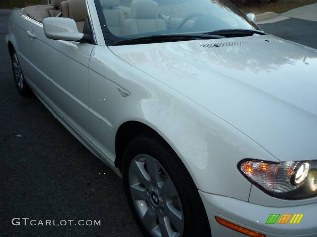 2005 3 Series 325i Convertible - Alpine White / Sand photo #16