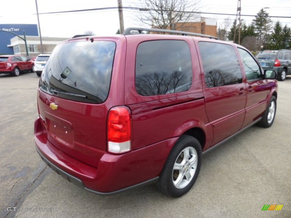 2005 Uplander LS - Sport Red Metallic / Neutral Beige photo #7