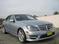 2013 Diamond Silver Metallic Mercedes-Benz C 250 Sport  photo #1