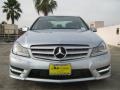 2013 Diamond Silver Metallic Mercedes-Benz C 250 Sport  photo #2