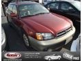 2002 Regatta Red Pearl Subaru Outback Wagon  photo #1