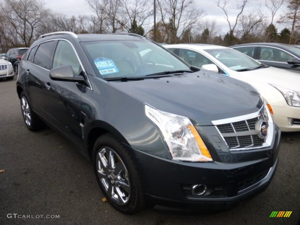 2011 SRX 4 V6 AWD - Gray Flannel Metallic / Shale/Brownstone photo #1