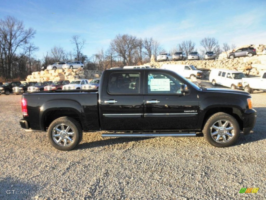 2013 Sierra 1500 Denali Crew Cab AWD - Onyx Black / Ebony photo #1