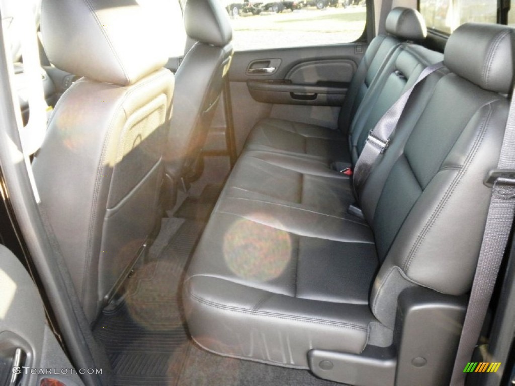Ebony Interior 2013 GMC Sierra 1500 Denali Crew Cab AWD Photo #74380308