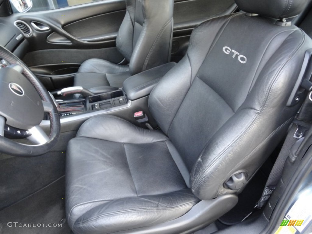 Black Interior 2006 Pontiac GTO Coupe Photo #74380394