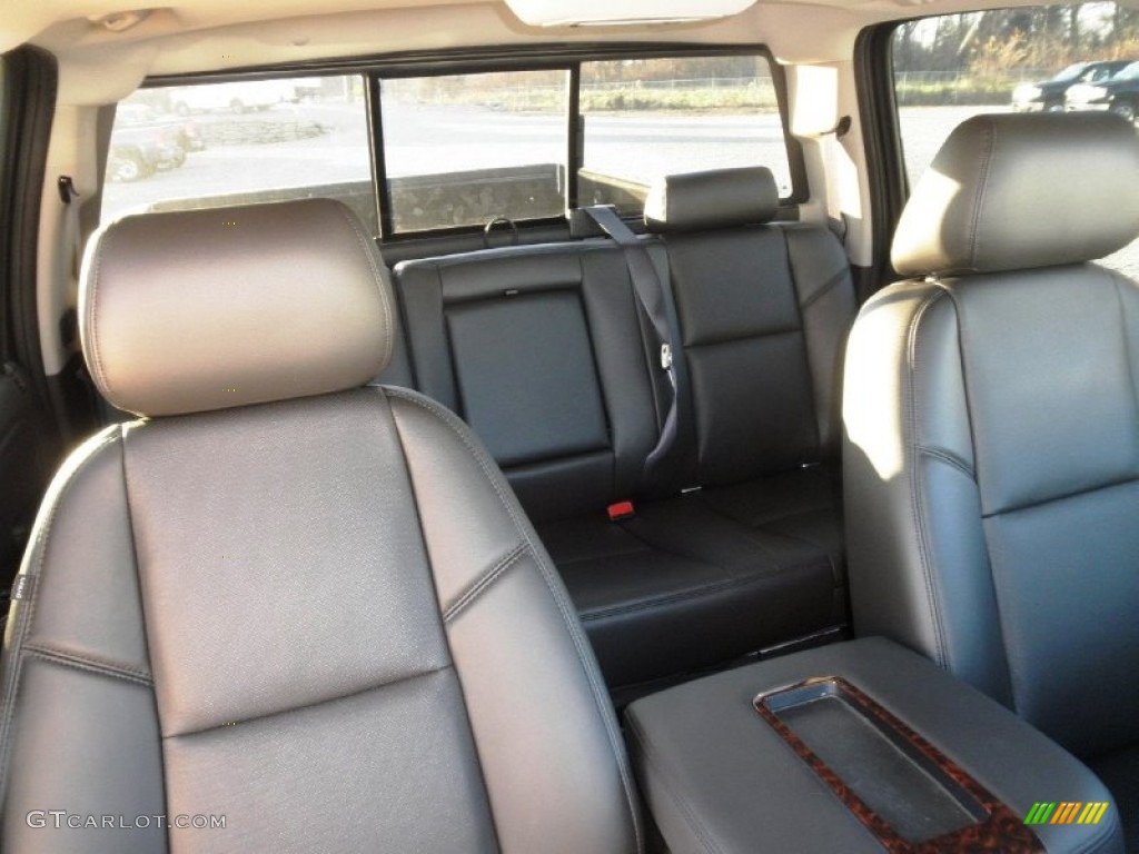Ebony Interior 2013 GMC Sierra 1500 Denali Crew Cab AWD Photo #74380432