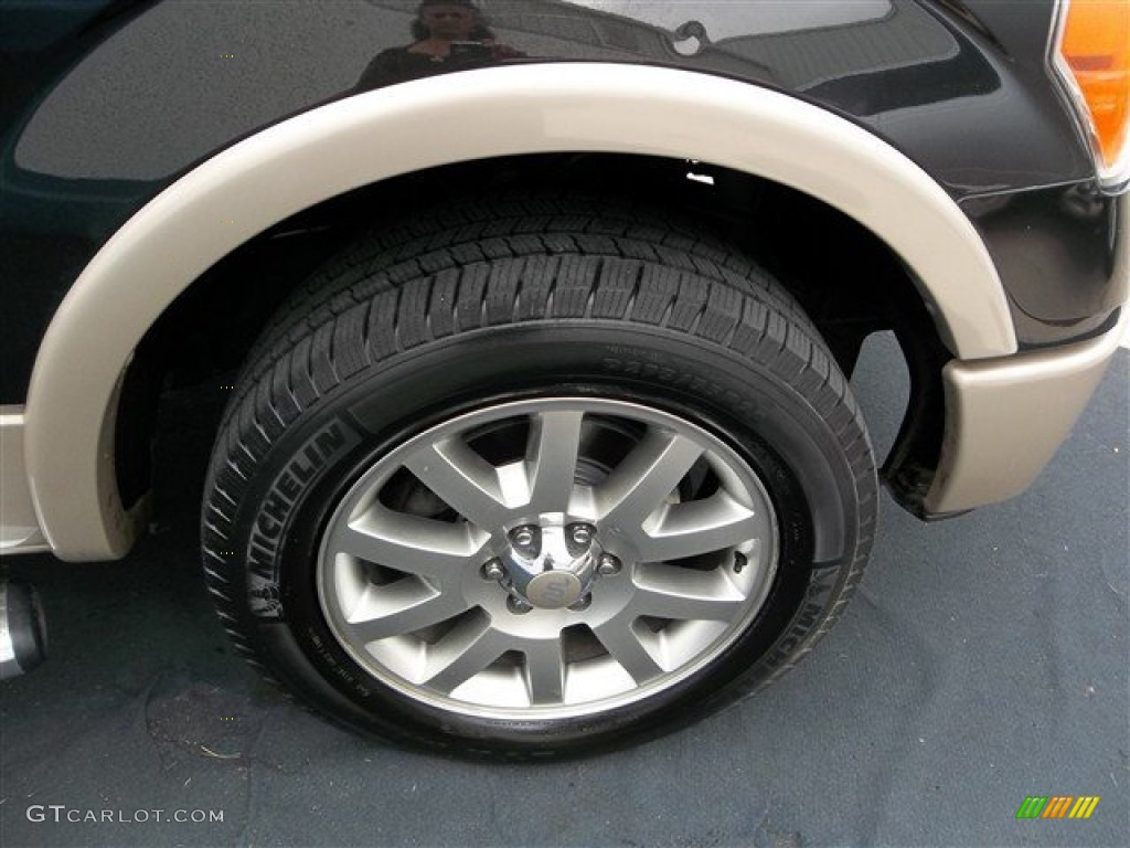 2010 F150 King Ranch SuperCrew - Tuxedo Black / Chapparal Leather photo #13