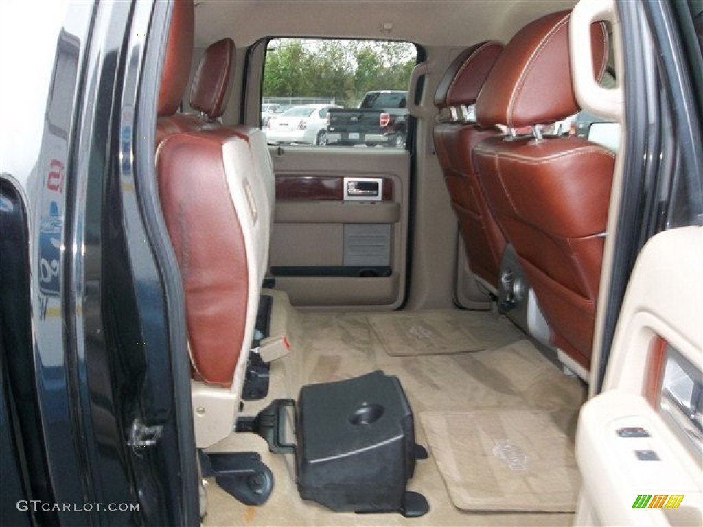 2010 F150 King Ranch SuperCrew - Tuxedo Black / Chapparal Leather photo #17