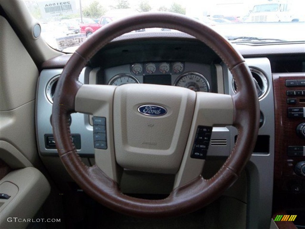 2010 F150 King Ranch SuperCrew - Tuxedo Black / Chapparal Leather photo #21