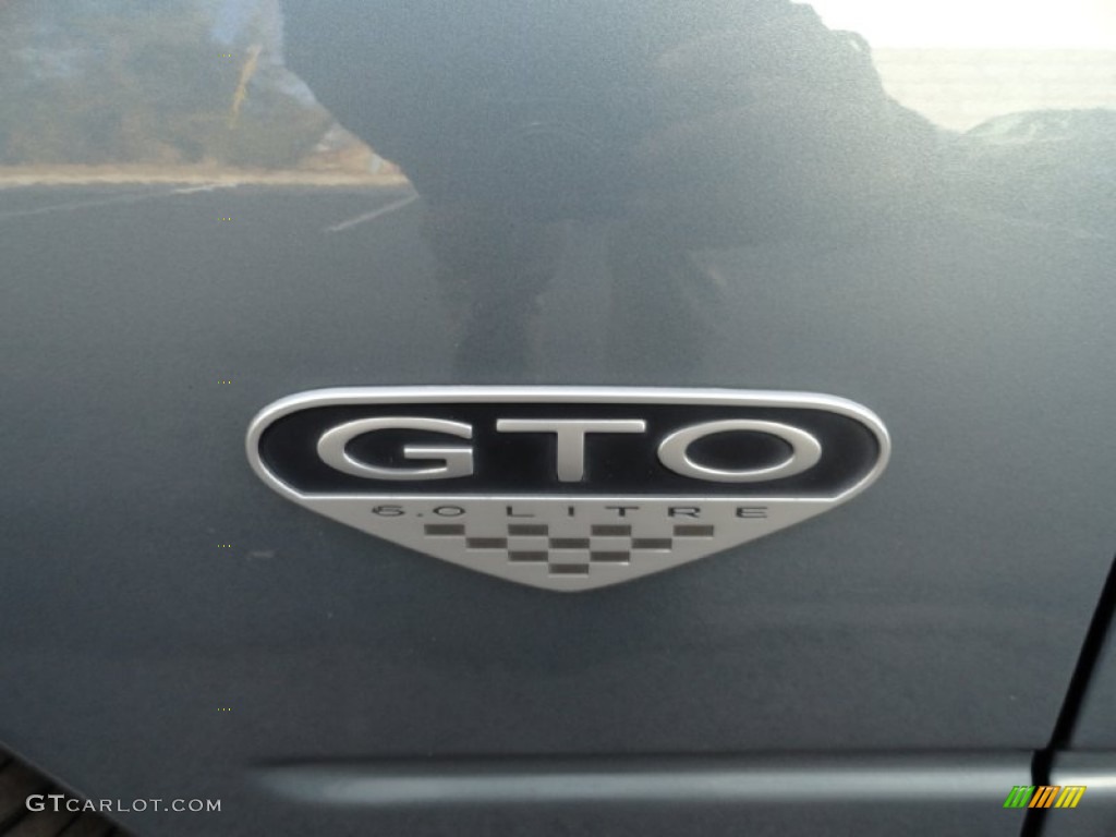 2006 GTO Coupe - Cyclone Gray Metallic / Black photo #27