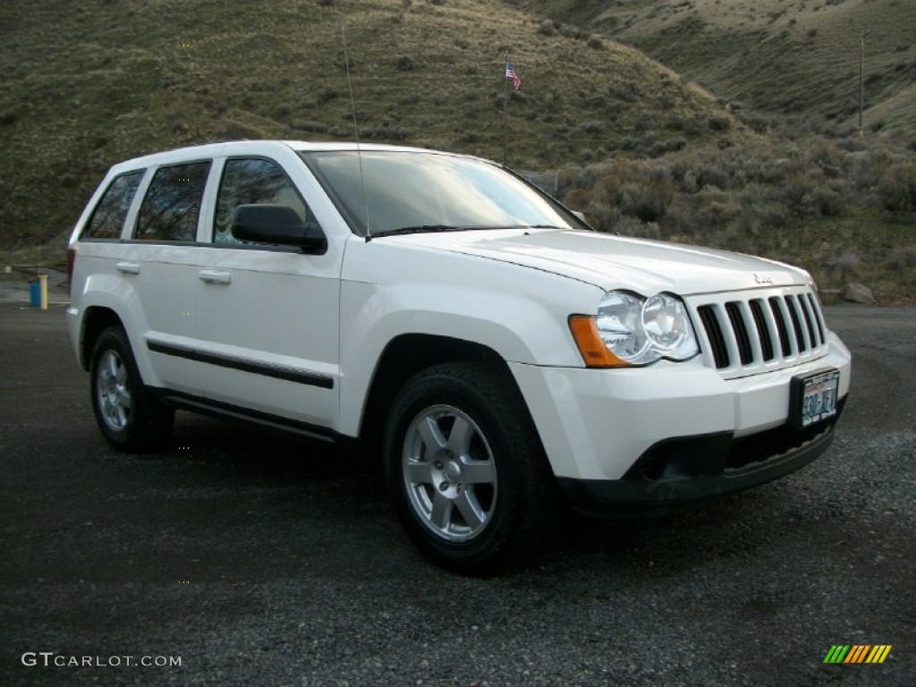 Stone White 2008 Jeep Grand Cherokee Laredo 4x4 Exterior Photo #74383012