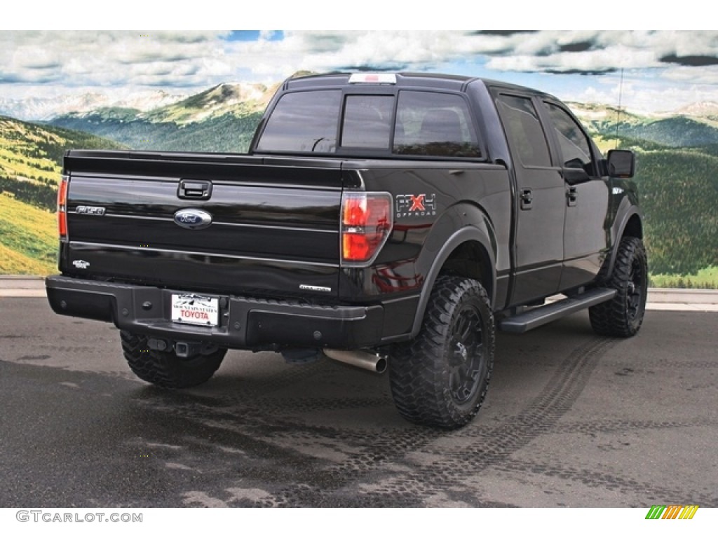 2011 F150 FX4 SuperCrew 4x4 - Tuxedo Black Metallic / Black photo #3