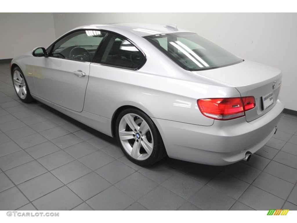 2009 3 Series 335i Coupe - Titanium Silver Metallic / Black photo #5