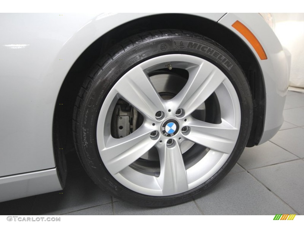 2009 3 Series 335i Coupe - Titanium Silver Metallic / Black photo #9