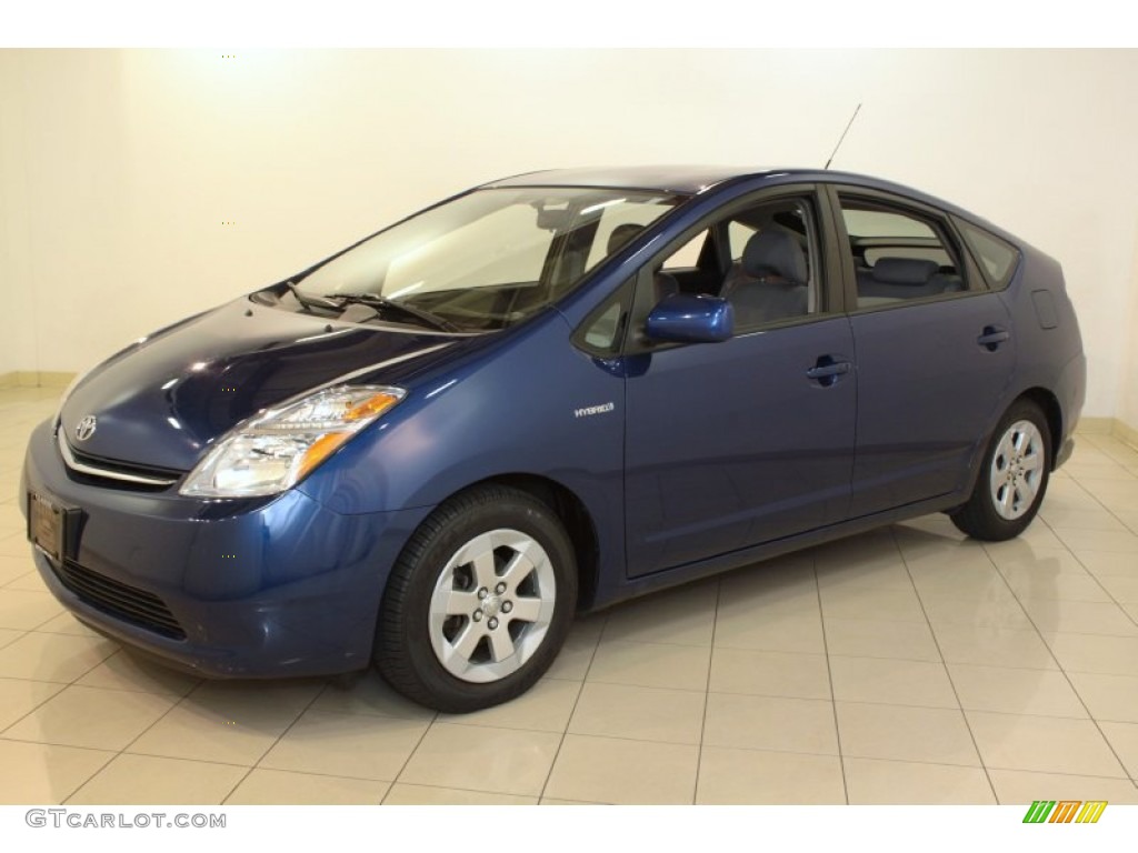 2008 Prius Hybrid - Spectra Blue Mica / Gray photo #3