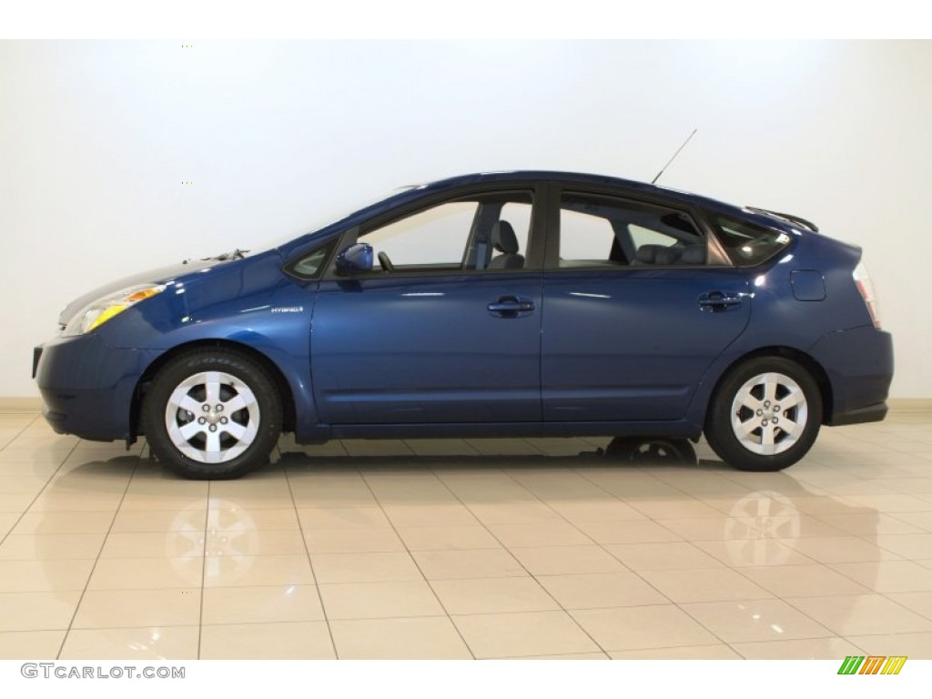 2008 Prius Hybrid - Spectra Blue Mica / Gray photo #4