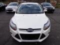 White Platinum 2013 Ford Focus Titanium Sedan Exterior