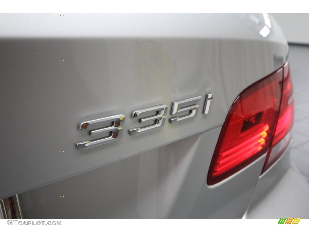 2009 3 Series 335i Coupe - Titanium Silver Metallic / Black photo #35