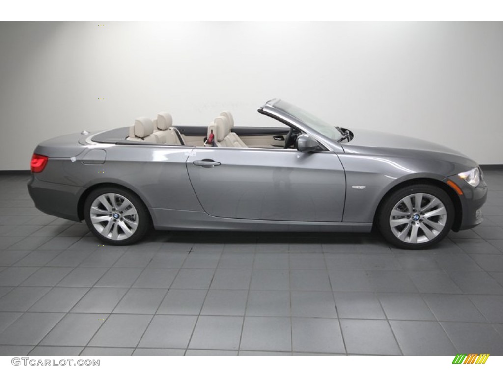 2013 3 Series 328i Convertible - Space Gray Metallic / Oyster photo #6