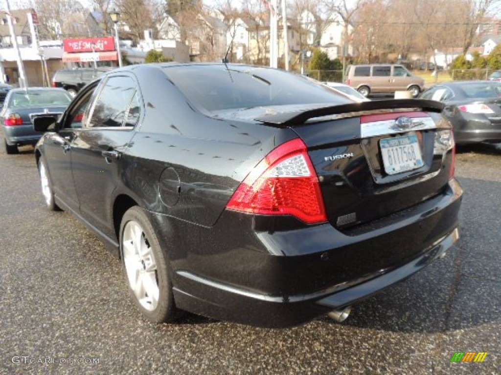 2010 Fusion Sport AWD - Tuxedo Black Metallic / Charcoal Black photo #9