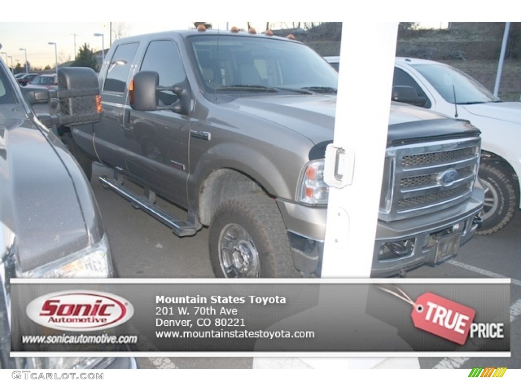 Dark Shadow Grey Metallic Ford F350 Super Duty