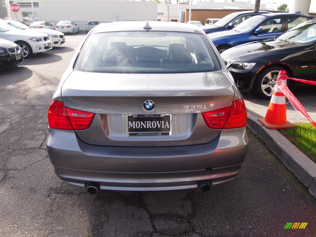 2009 3 Series 335i Sedan - Space Grey Metallic / Black photo #9