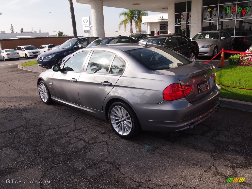 2009 3 Series 335i Sedan - Space Grey Metallic / Black photo #11