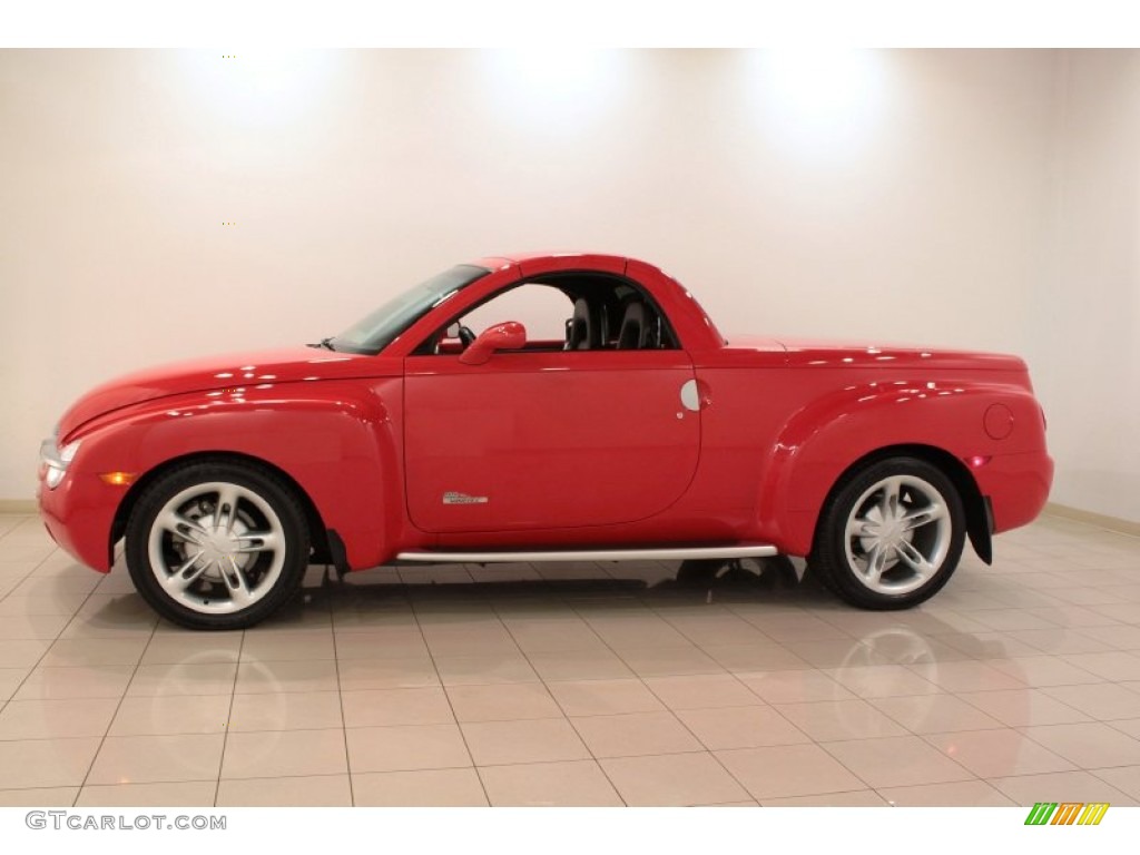 Redline Red 2004 Chevrolet SSR Standard SSR Model Exterior Photo #74387338