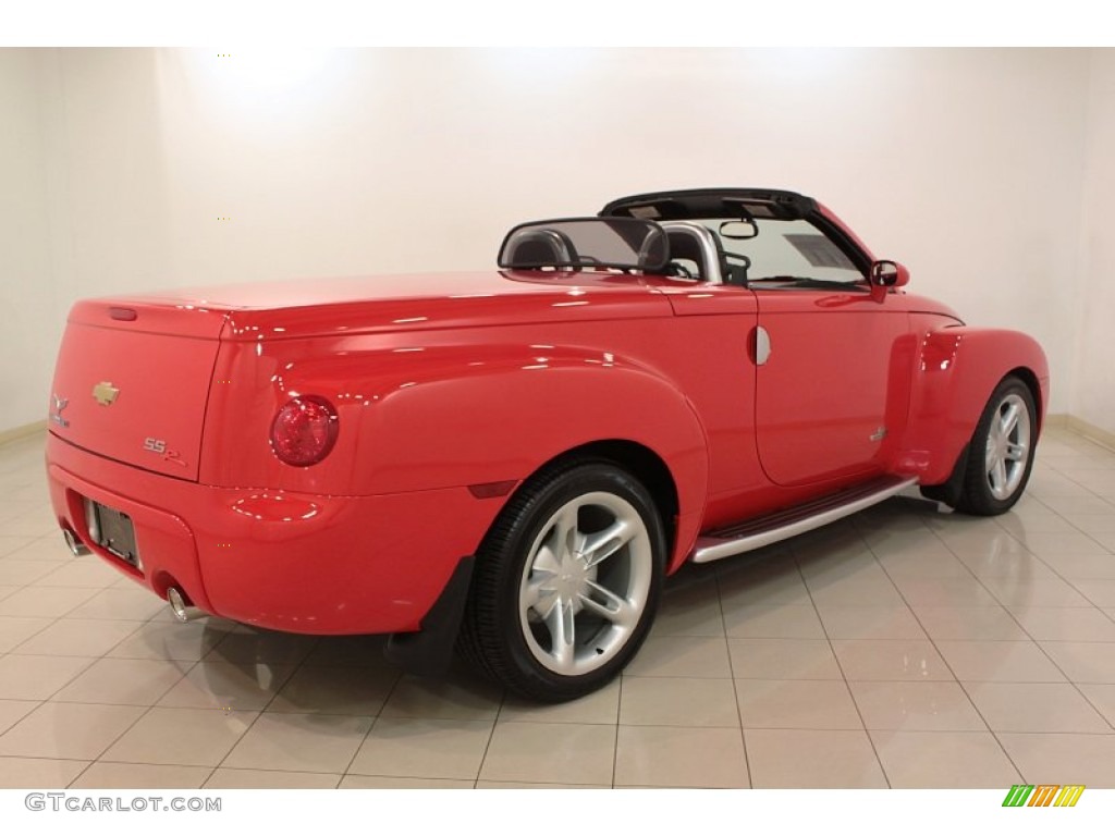 Redline Red 2004 Chevrolet SSR Standard SSR Model Exterior Photo #74387442