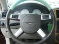 2007 Chrysler 300 Dark Slate Gray/Light Slate Gray Interior Steering Wheel Photo