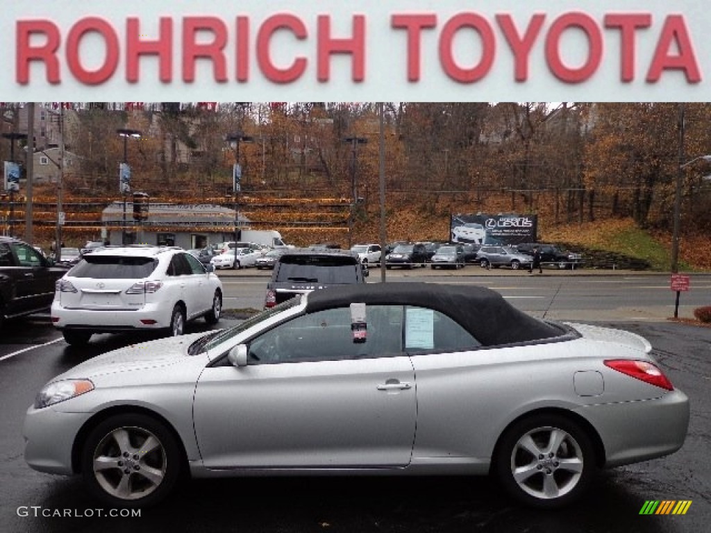 2005 Solara SLE V6 Convertible - Lunar Mist Silver Metallic / Dark Stone photo #1