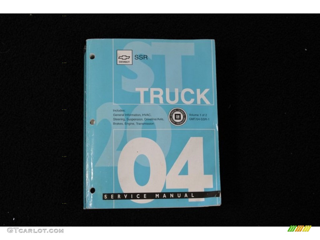 2004 Chevrolet SSR Standard SSR Model Books/Manuals Photo 74388148