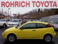 2005 Egg Yolk Yellow Ford Focus ZX3 SE Coupe #74369532