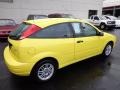 2005 Egg Yolk Yellow Ford Focus ZX3 SE Coupe  photo #12