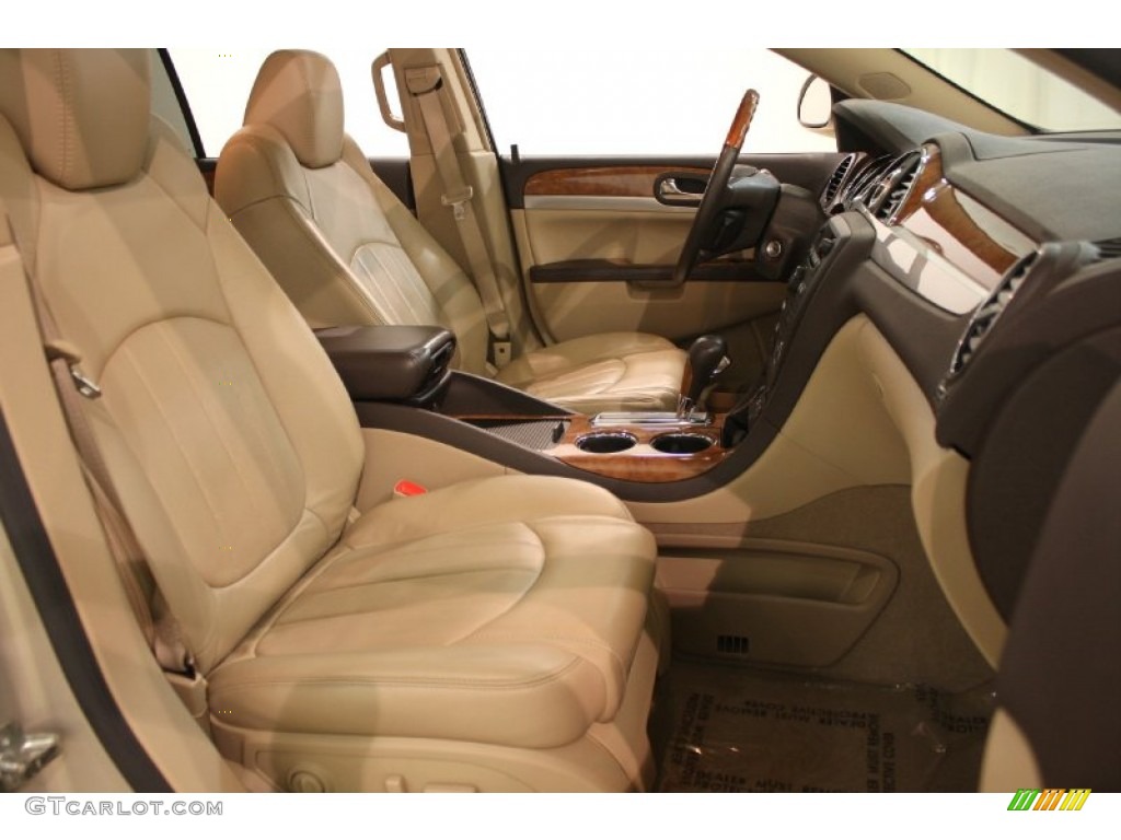 2009 Enclave CXL - Gold Mist Metallic / Cocoa/Cashmere photo #16