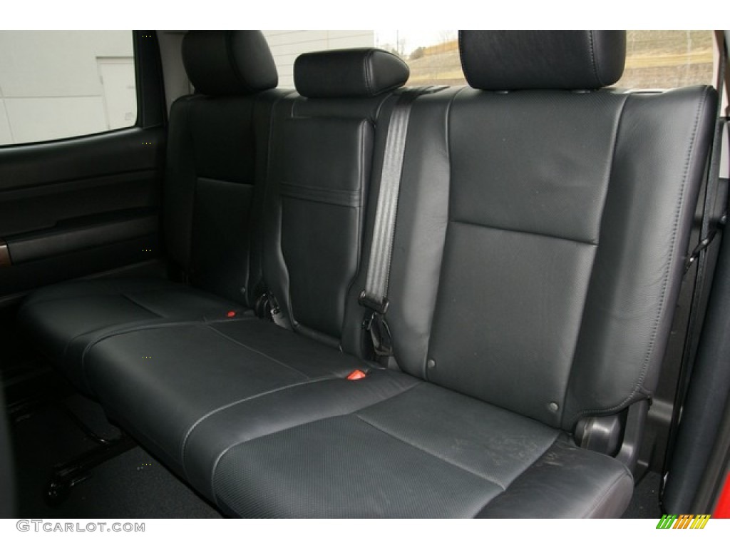 2013 Toyota Tundra Platinum CrewMax 4x4 Rear Seat Photo #74390065