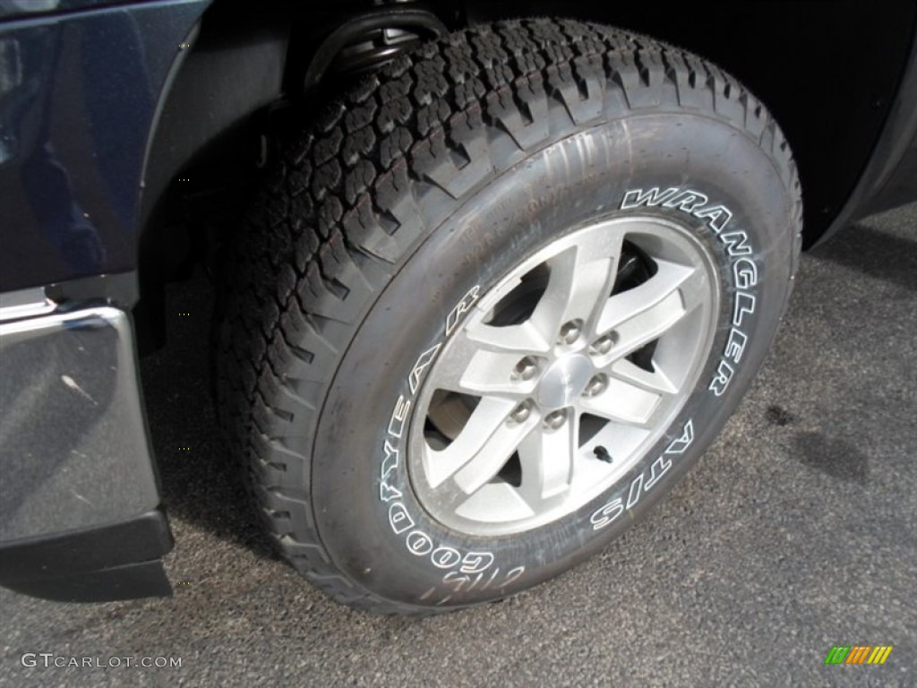 2013 Sierra 1500 SLE Extended Cab 4x4 - Graphite Blue Metallic / Ebony photo #3