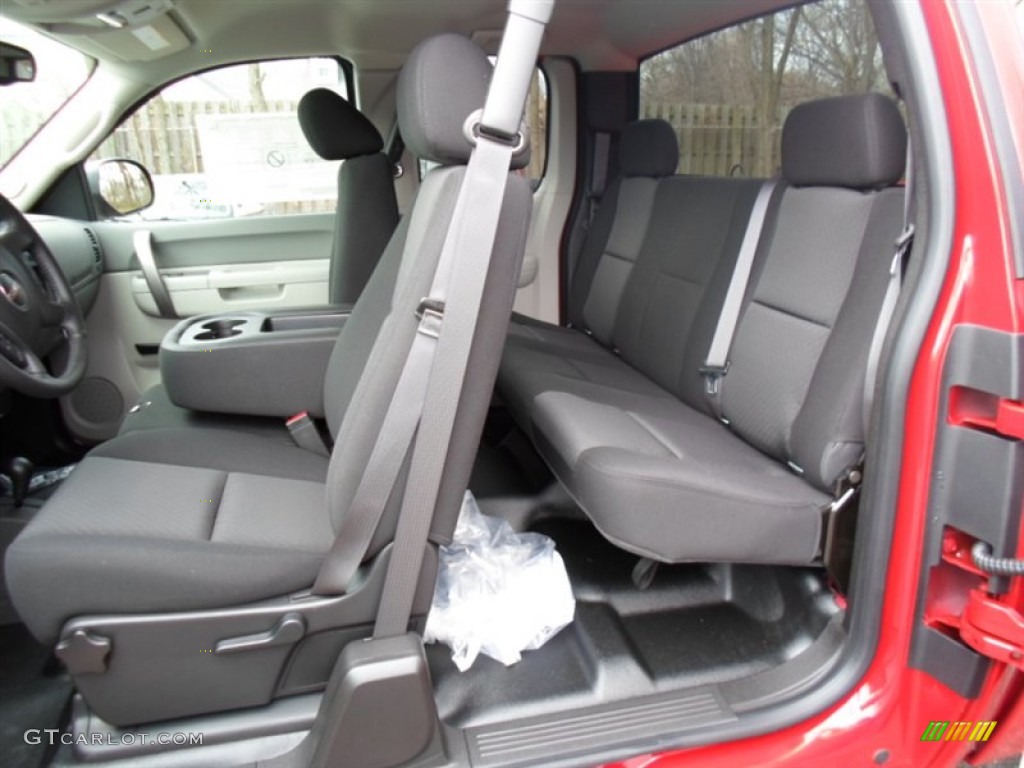 Dark Titanium Interior 2013 GMC Sierra 2500HD Extended Cab 4x4 Photo #74390995