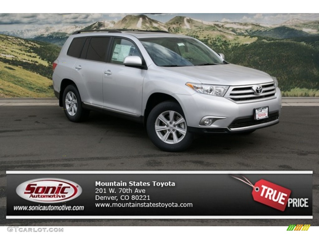 2013 Highlander SE 4WD - Classic Silver Metallic / Ash photo #1
