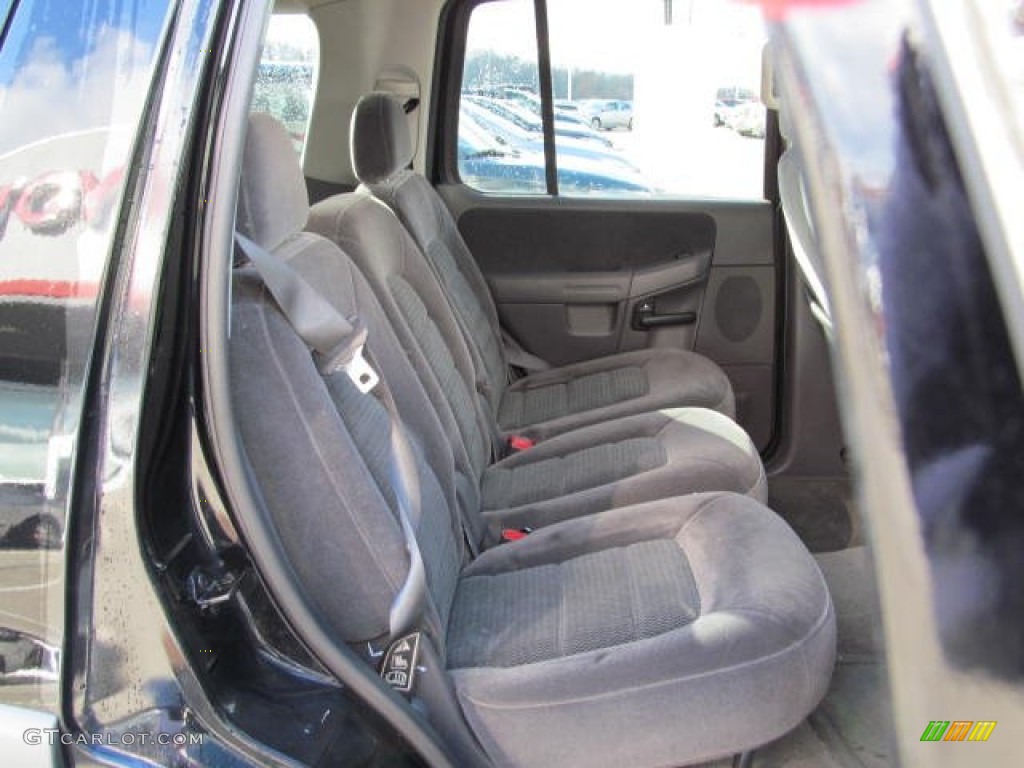 2002 Explorer XLT 4x4 - Black Clearcoat / Graphite photo #16
