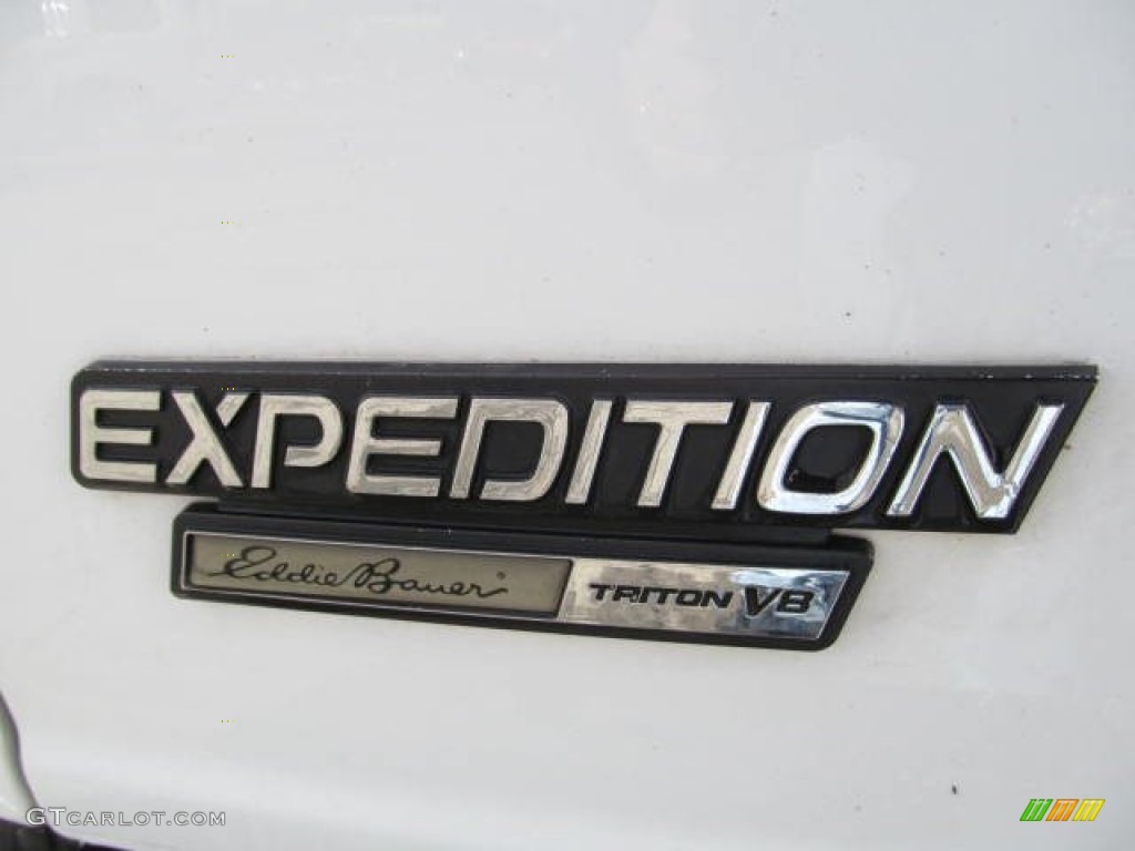 2001 Expedition Eddie Bauer 4x4 - Oxford White / Medium Parchment photo #6