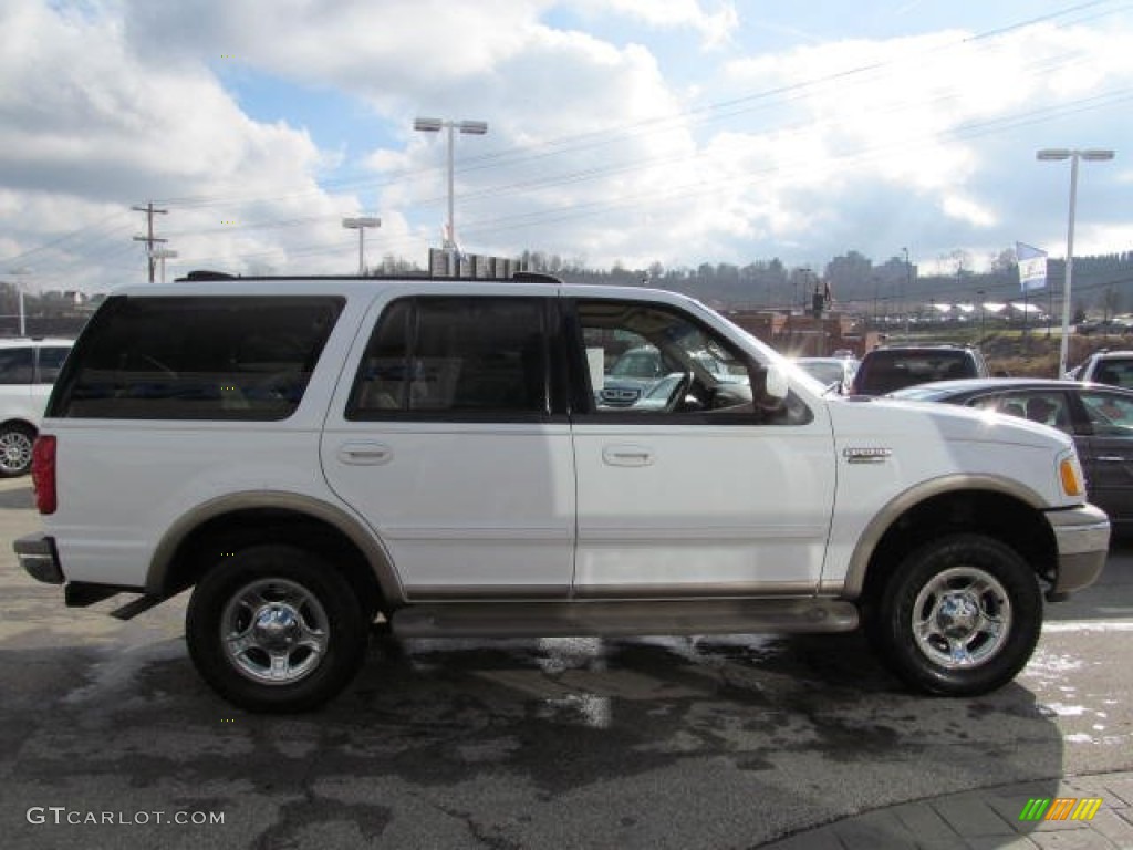 2001 Expedition Eddie Bauer 4x4 - Oxford White / Medium Parchment photo #7