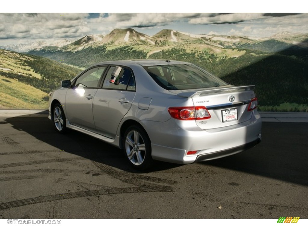 2013 Corolla S - Classic Silver Metallic / Dark Charcoal photo #2