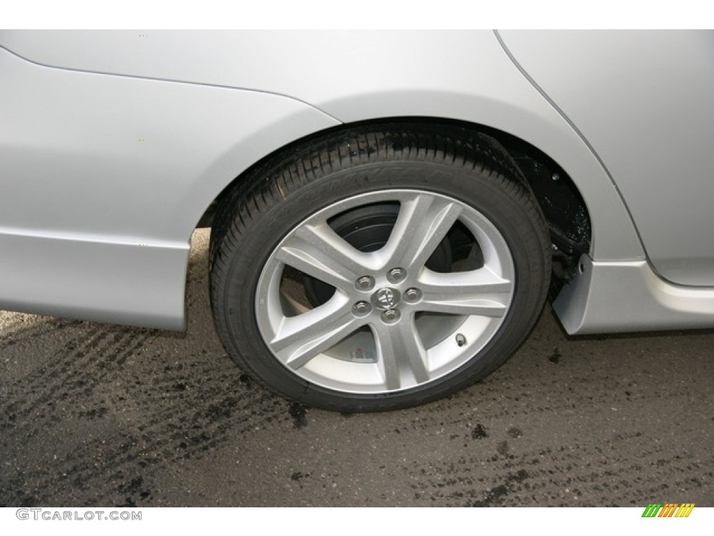 2013 Corolla S - Classic Silver Metallic / Dark Charcoal photo #9