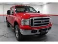 2006 Red Clearcoat Ford F350 Super Duty XLT SuperCab 4x4  photo #3
