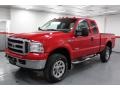 Red Clearcoat 2006 Ford F350 Super Duty XLT SuperCab 4x4 Exterior