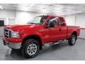 2006 Red Clearcoat Ford F350 Super Duty XLT SuperCab 4x4  photo #7